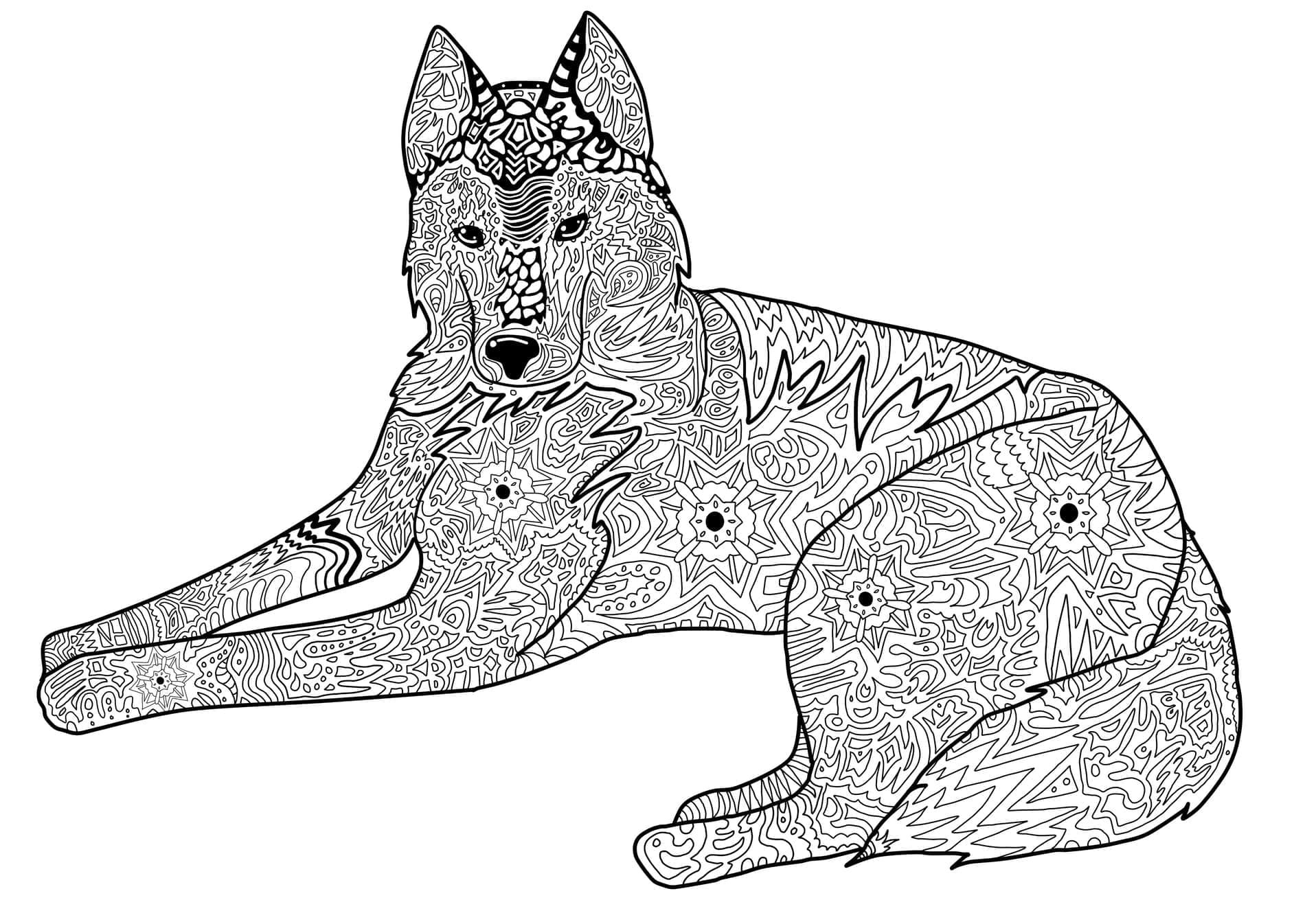 Mandalas Chien 39